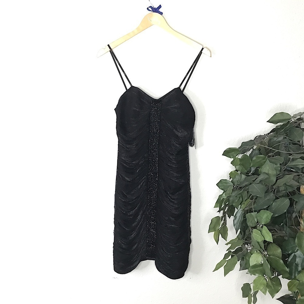 NWT Laundry Ruched Strapless Cocktail Dress - Picture 1 of 7
